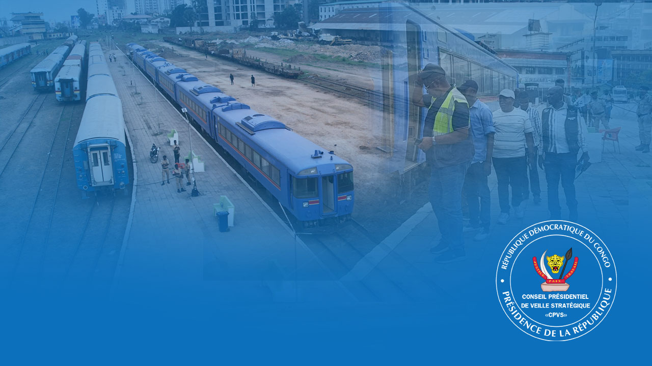 Mission de suivi-évaluation du CPVS sur le tracé ferroviaire de Kinshasa